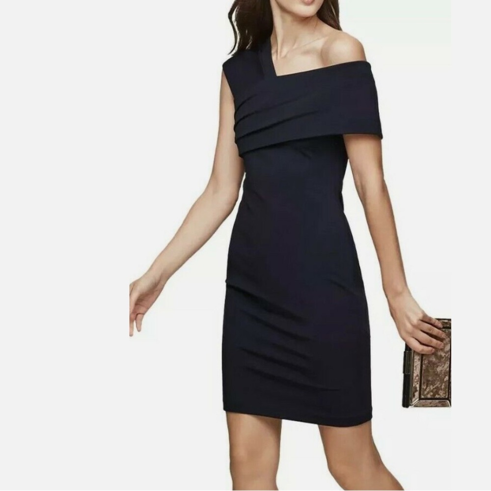 REISS Cristiana dress dark blue
